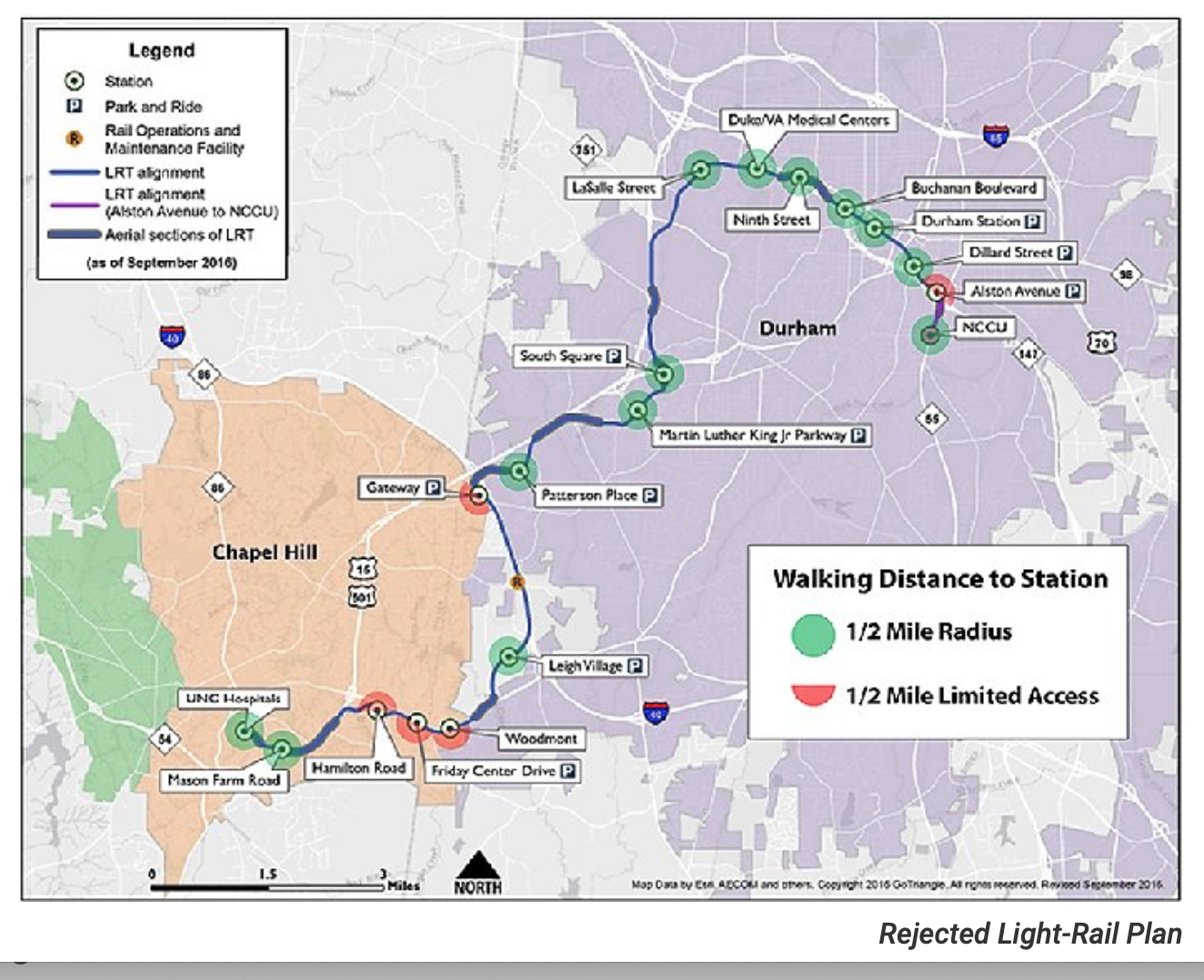 GoTriangle Trustees Vote to End Light Rail