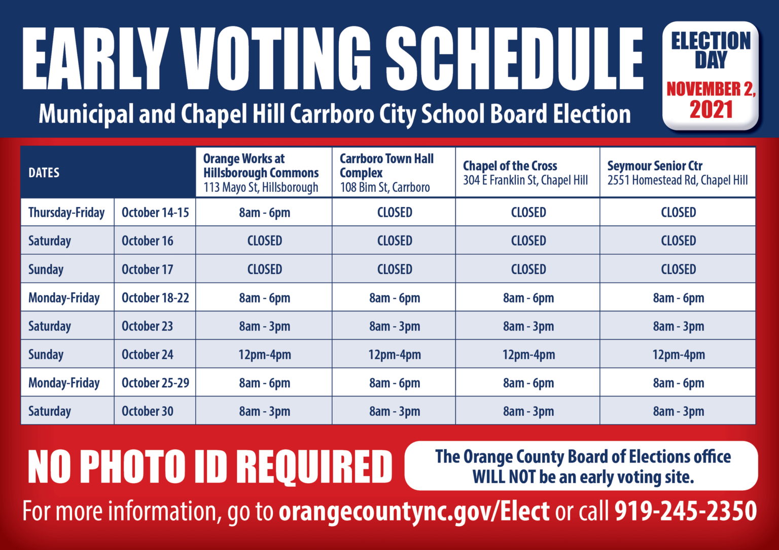 2021 Voting Information | CHALT : CHALT